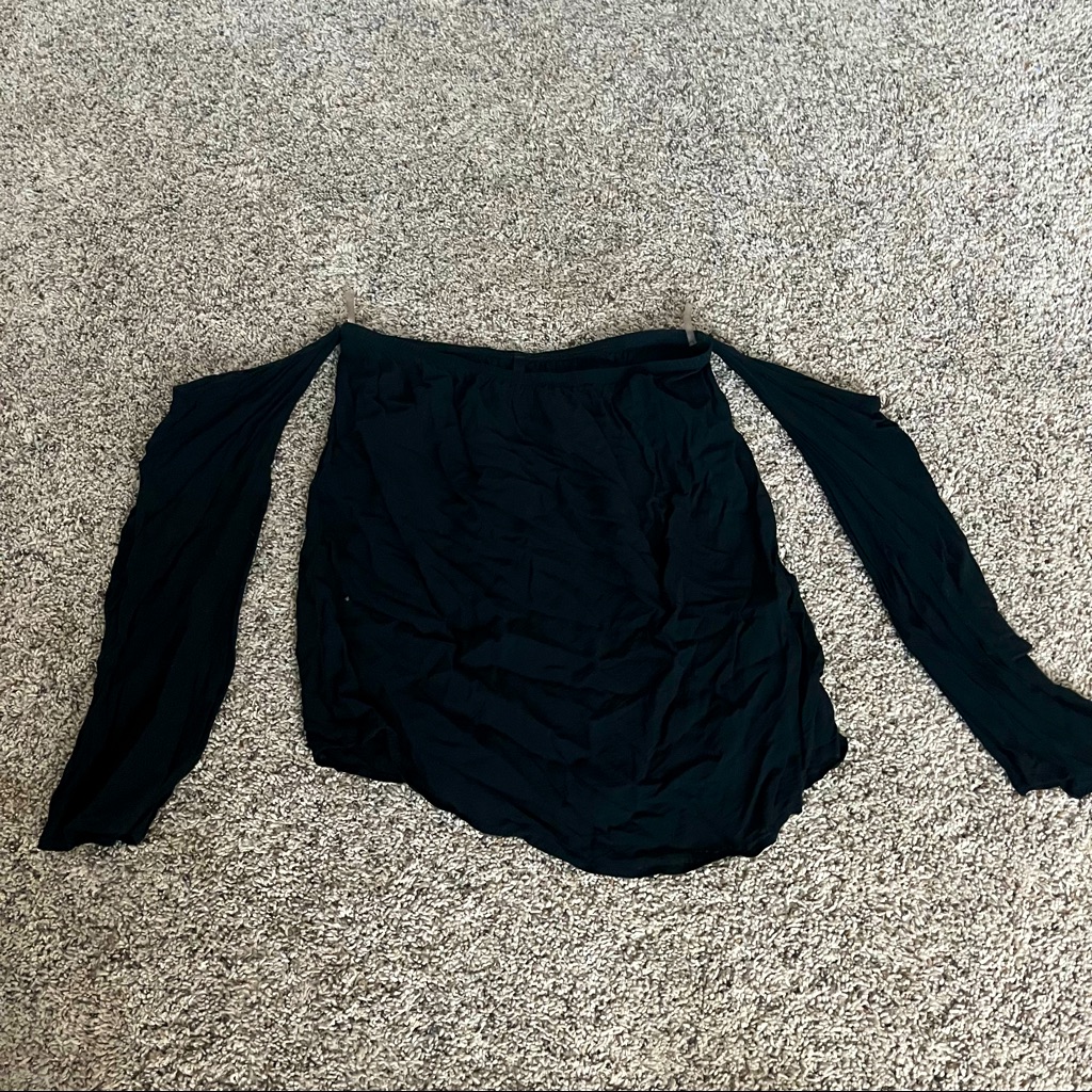 Donated Black Off The Shoulder Top
